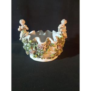 Coupe Porcelaine Meissen Aux Enfants. 