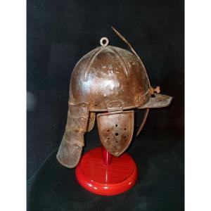 Medieval Style Capeline Helmet.