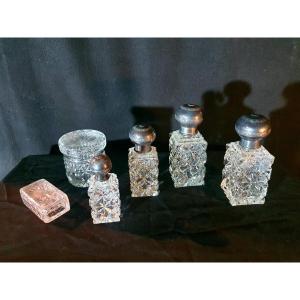 Perfume Toilet Set, Crystal, Esprit V Saglier.