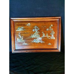 Indochina Tray With Mother-of-pearl Inlay.