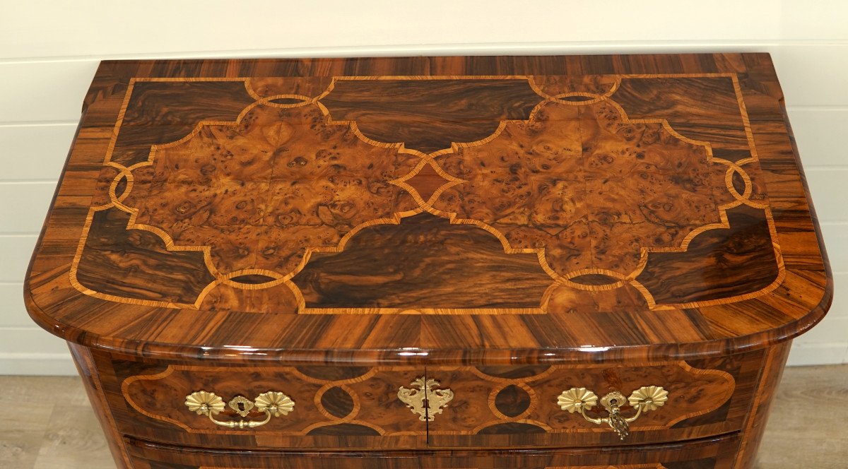 Commode Louis XIV En Noyer-photo-4