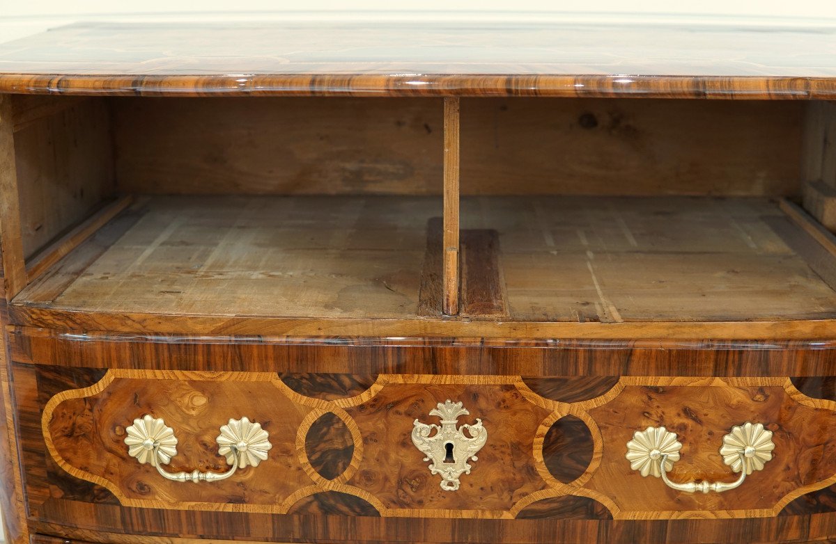 Commode Louis XIV En Noyer-photo-2