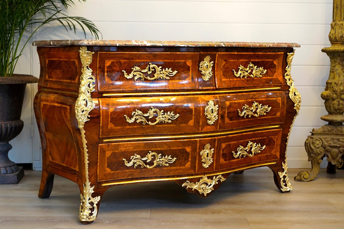 Commode Tombeau En Palissandre-photo-3