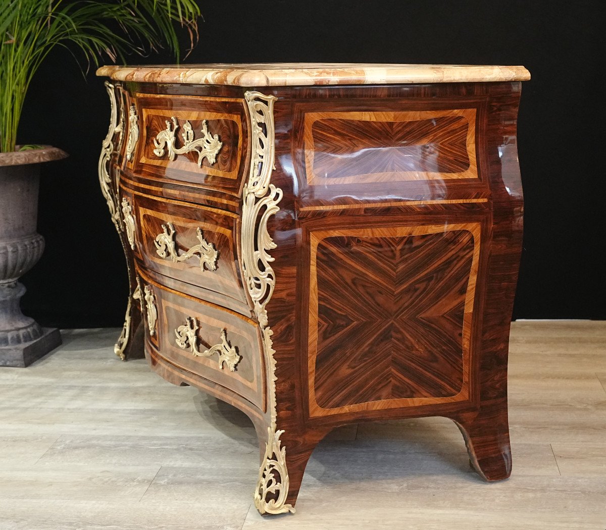 Large Louis XV Chest Of Drawers-photo-3