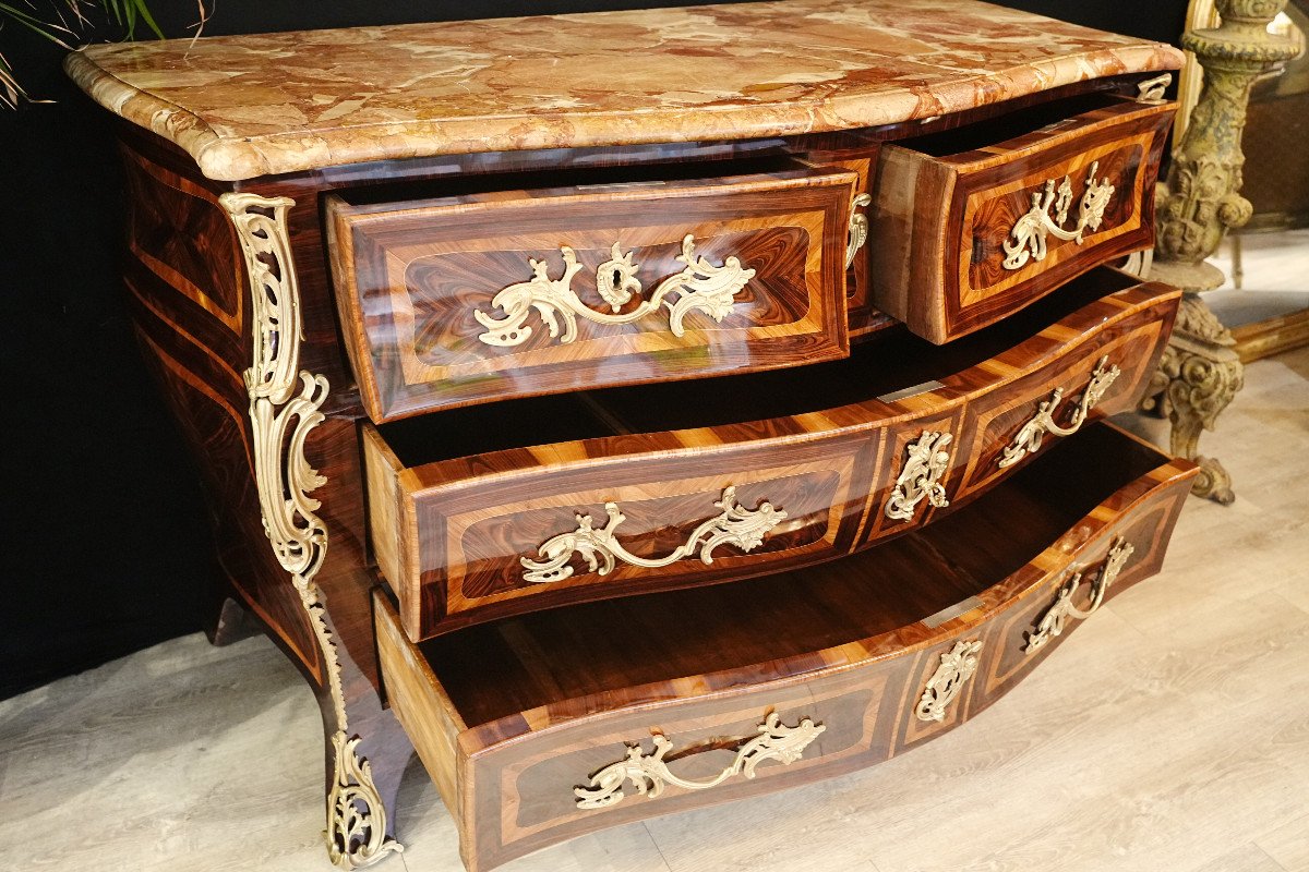 Large Louis XV Chest Of Drawers-photo-6