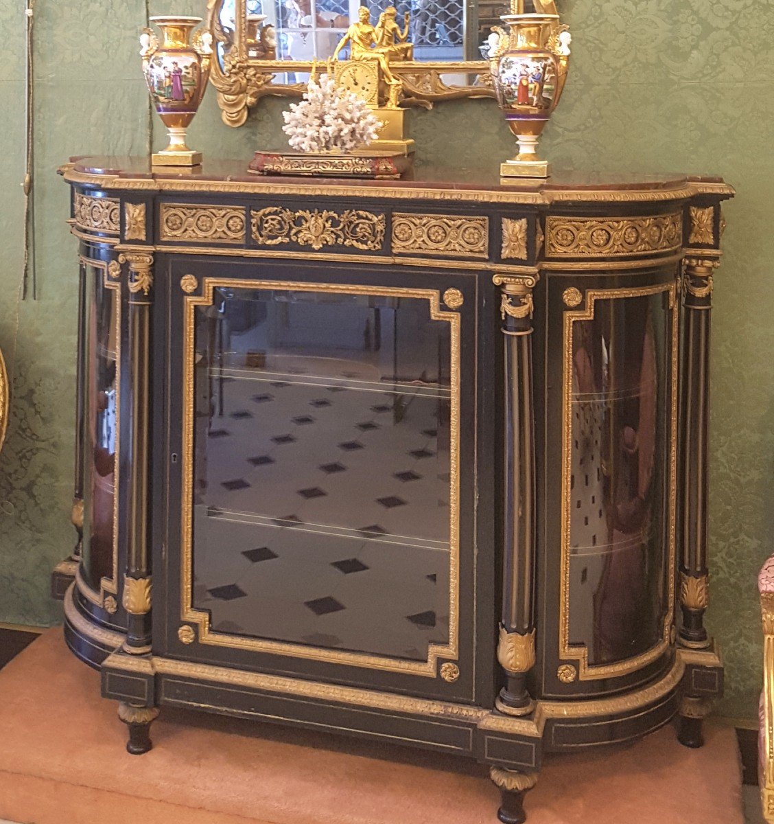 Large Furniture Between Two From Napoleon III Period-photo-2