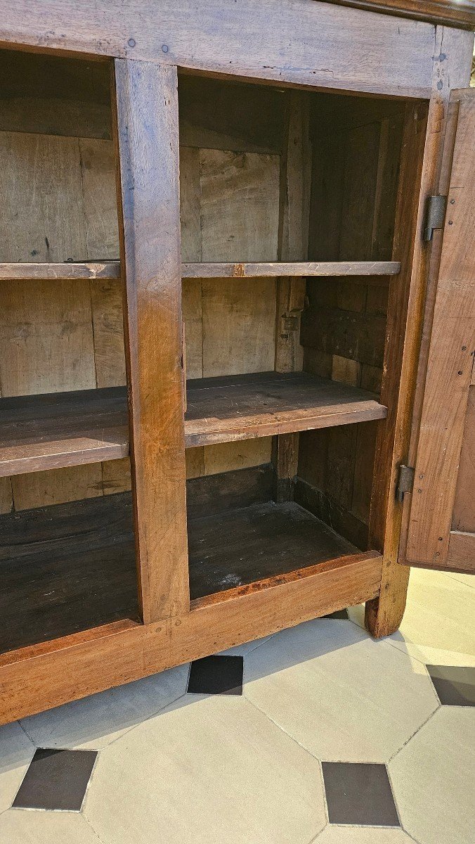 Small Buffet At Support Height In Walnut From The Beginning Of The 18th Century.-photo-3