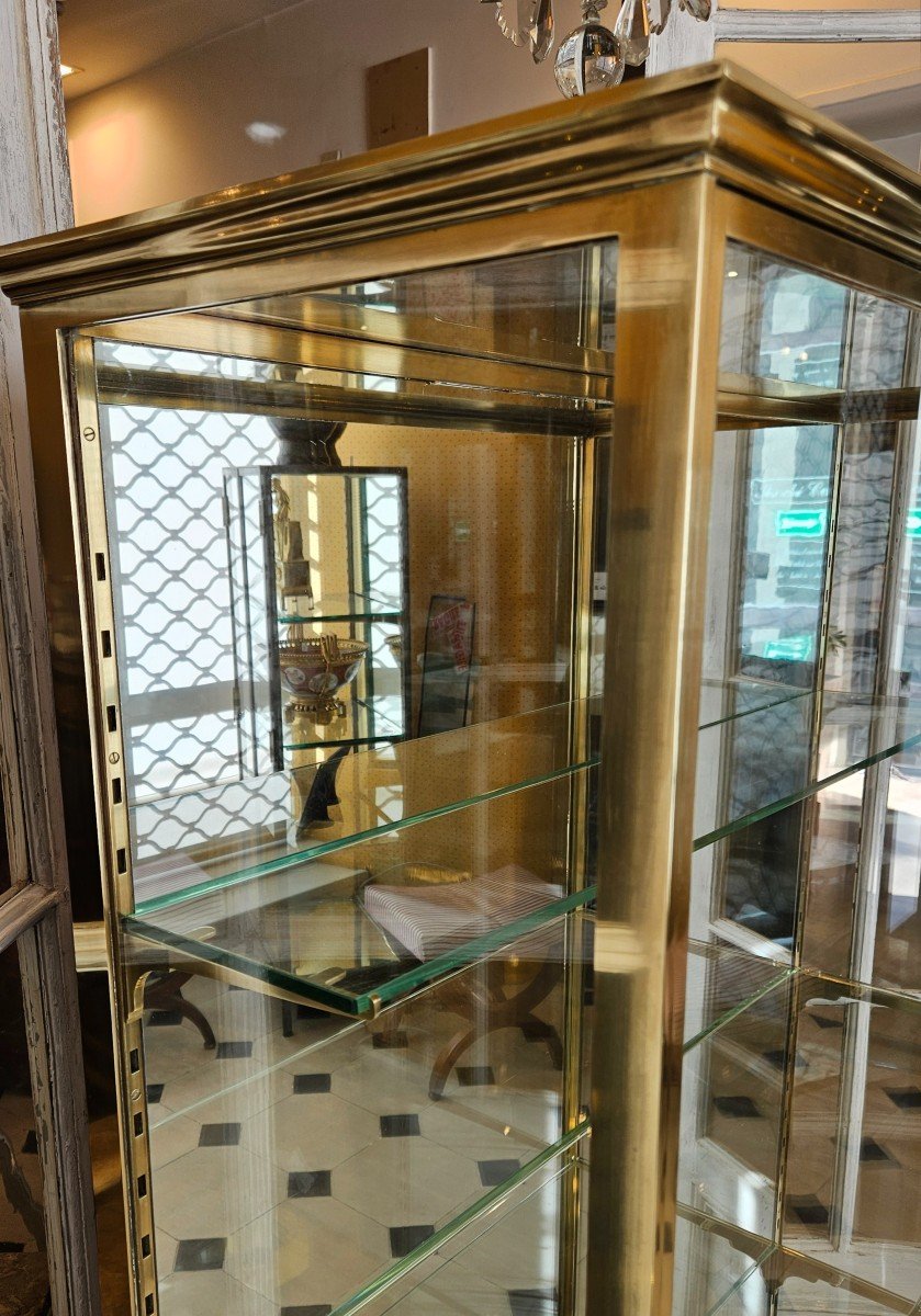 Louis XVI Style Bronze Display Cabinet - Early 20th Century. -photo-4