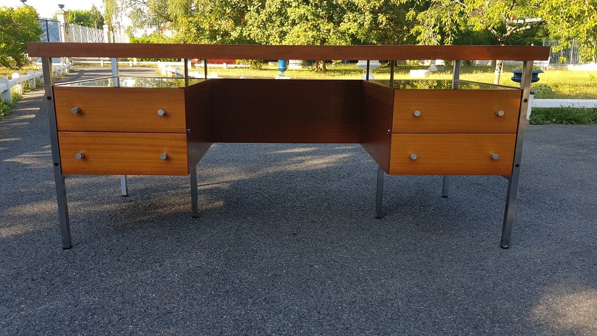 Italian Design Flat Desk Circa 1970.-photo-3