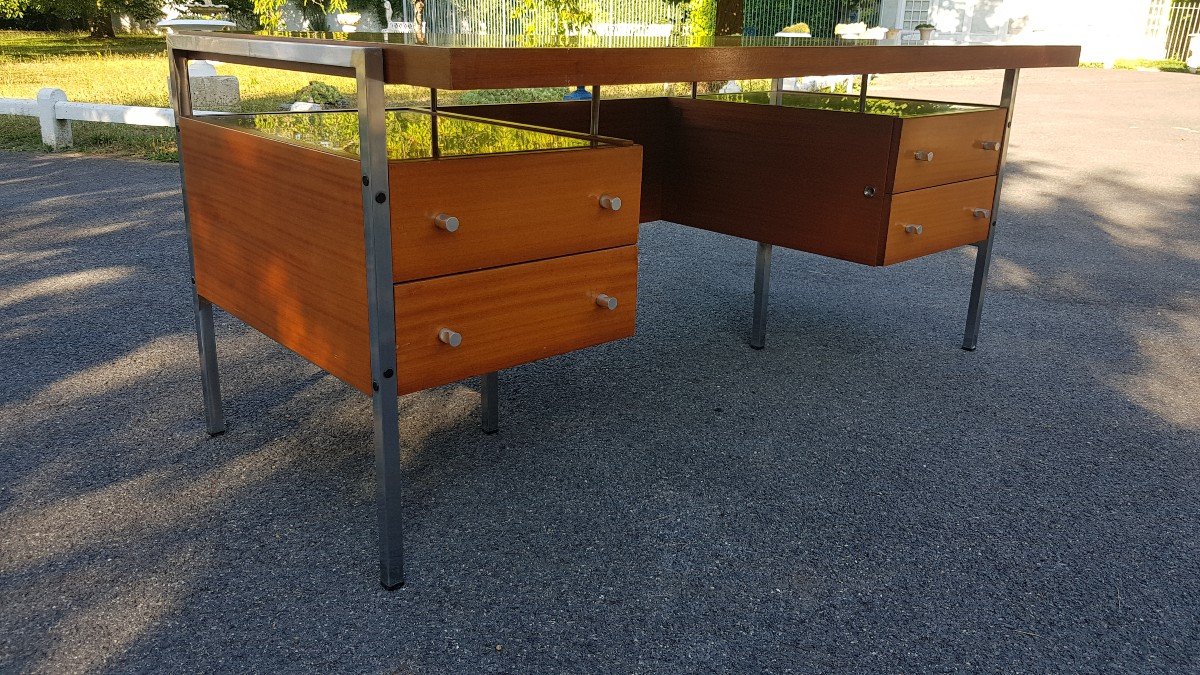 Italian Design Flat Desk Circa 1970.