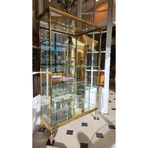 Louis XVI Style Bronze Display Cabinet - Early 20th Century. 