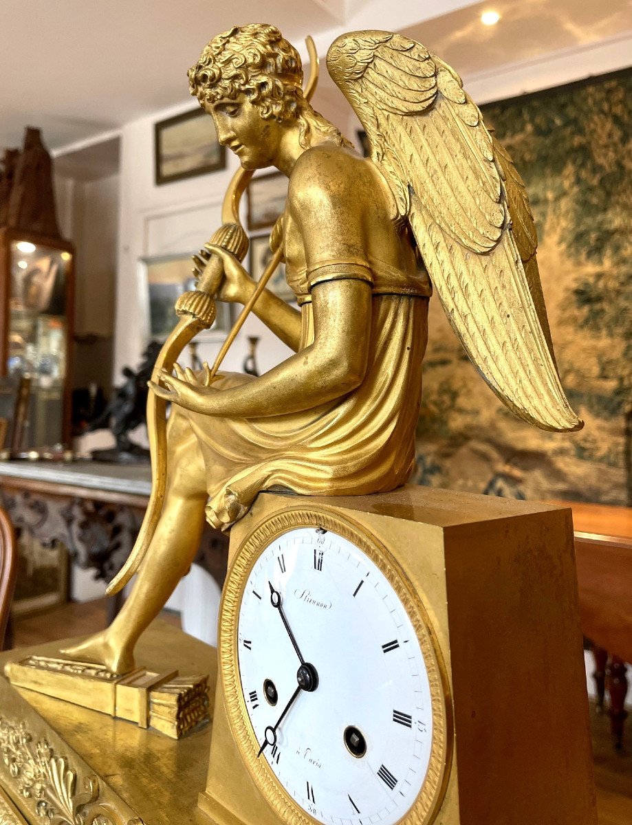 Empire Clock With Rare Mythological Subject-photo-4