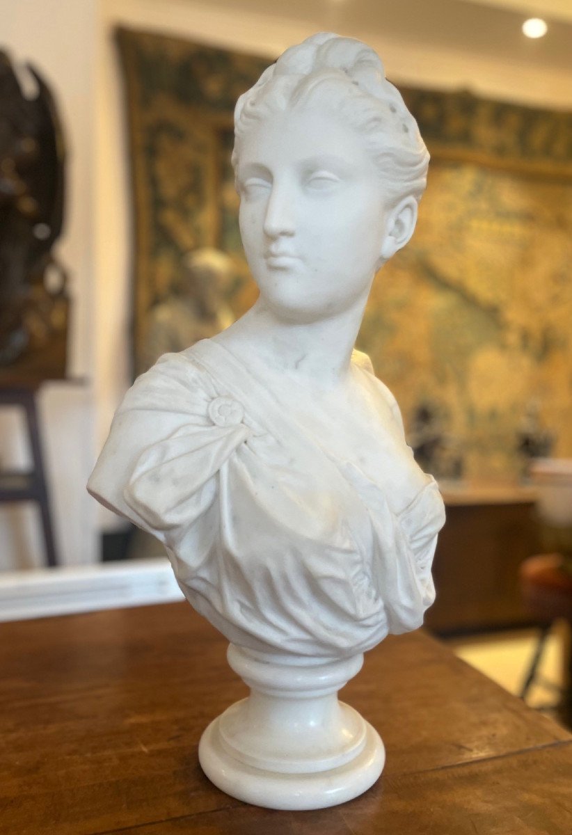 Marble Bust Of A Young Woman