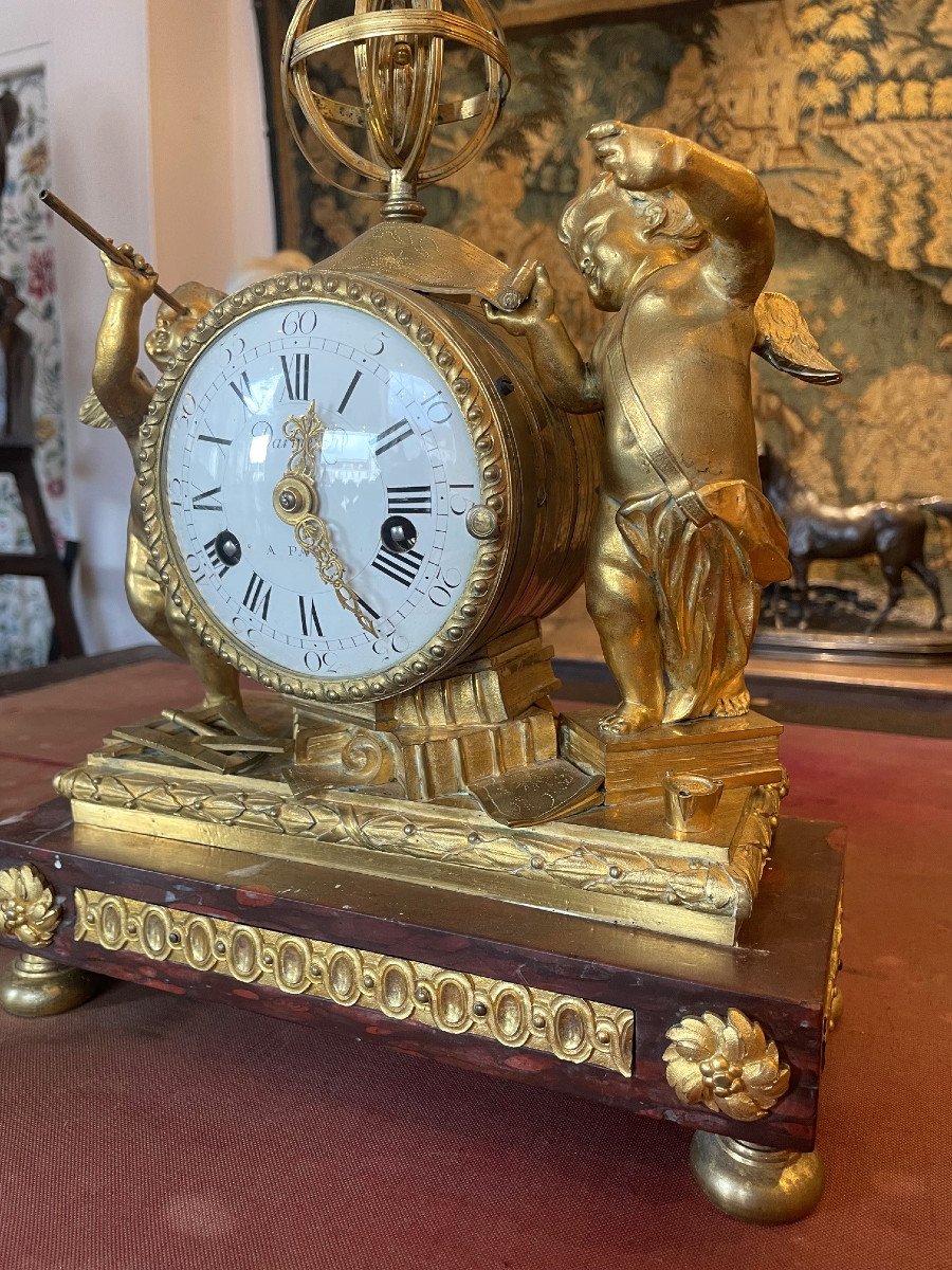 Clock With Astronomical Loves, 18th Century-photo-3