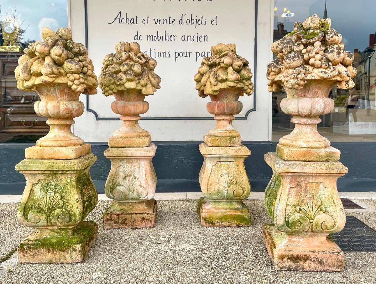 Set Of Four Garden Vases 