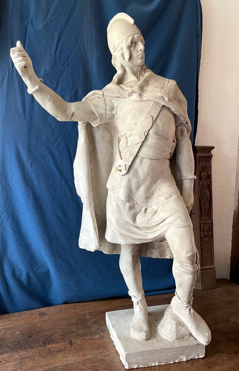 Large Workshop Plaster, Gallic Warrior-photo-2