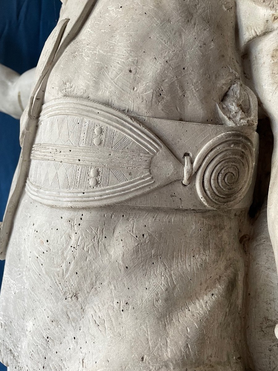 Large Workshop Plaster, Gallic Warrior-photo-2