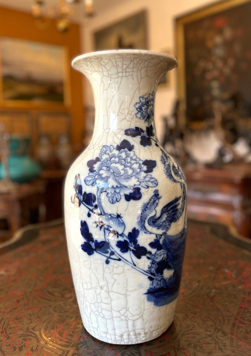 Vase En Porcelaine De Chine Marque Kangxi-photo-3