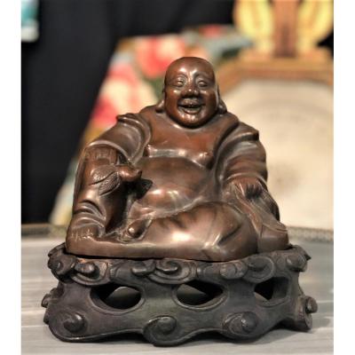 Buddha Poussah Bronze 19th
