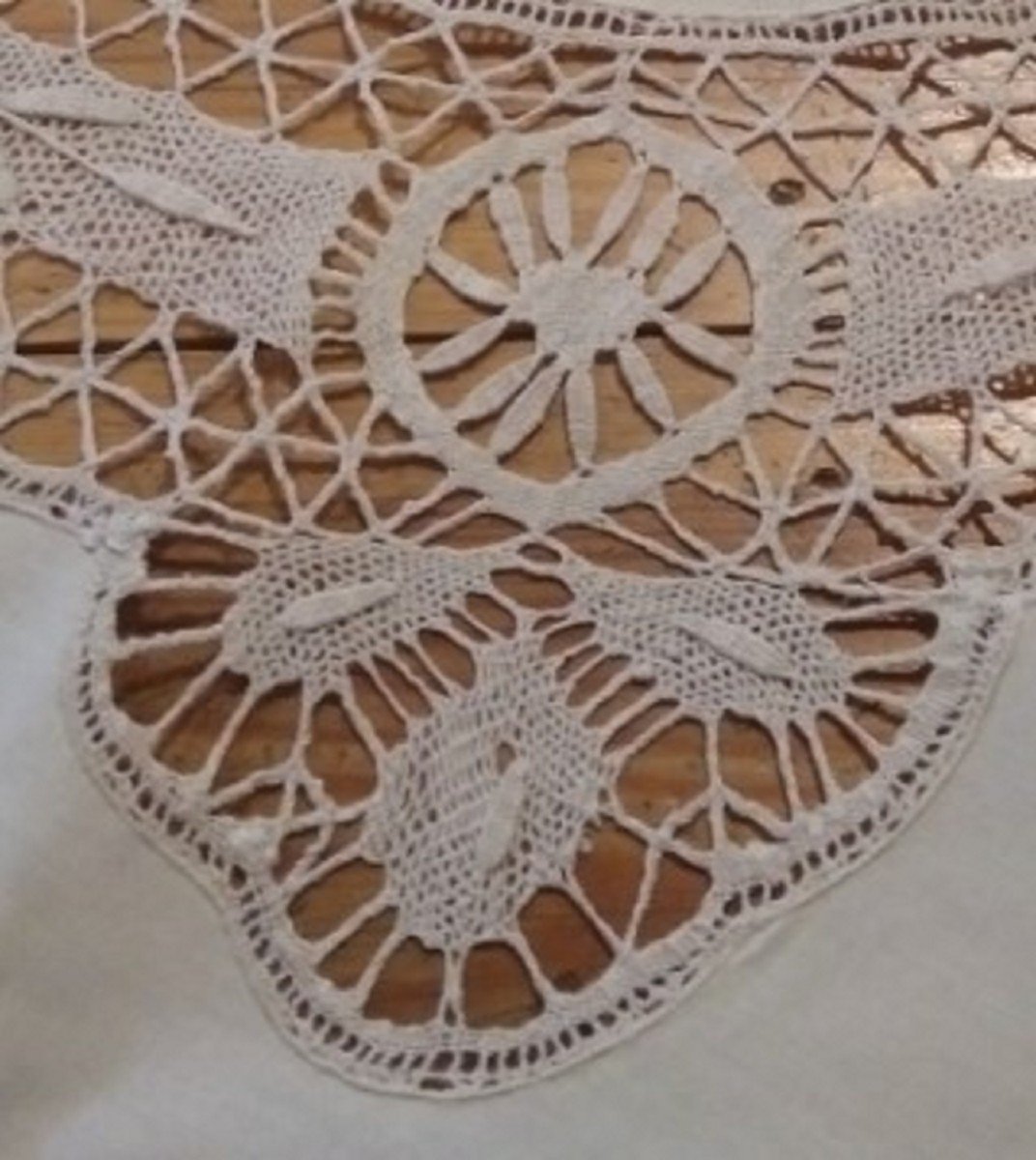 Nappe Ronde- Dentelle- XXe-photo-2