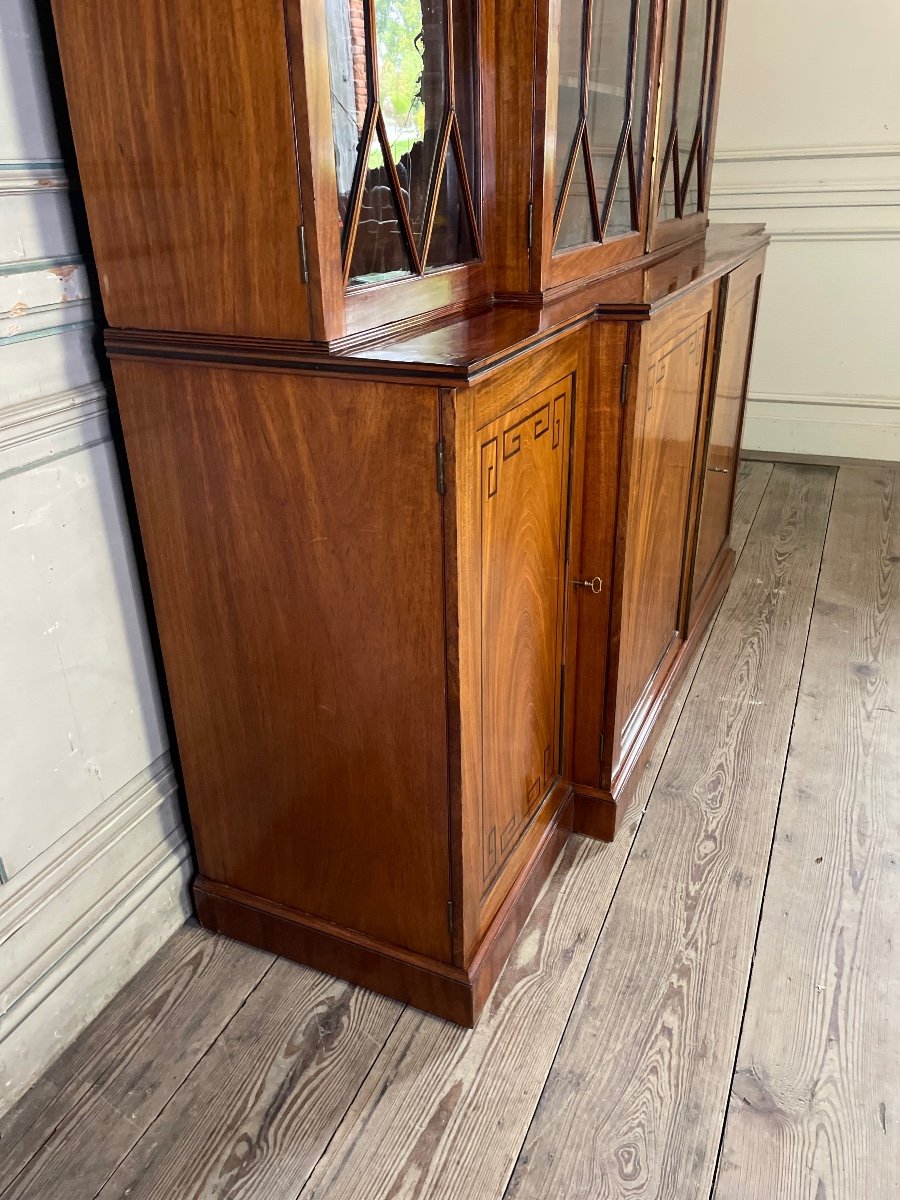 English Mahogany Library Circa 1900-photo-4