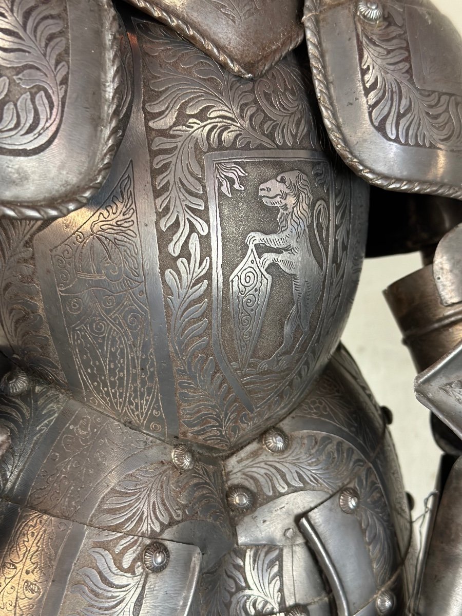 Miniature Armor Model, Toledo XIXth Century-photo-6