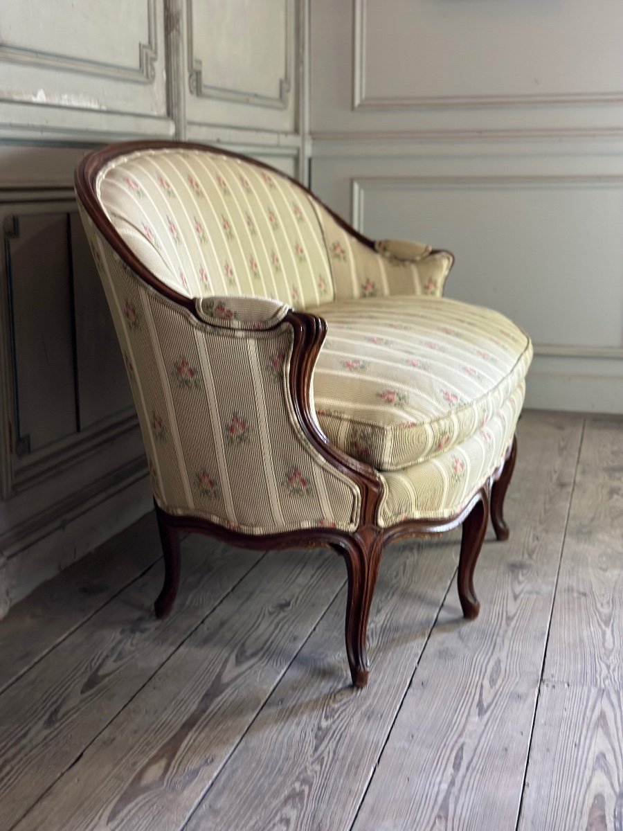 Louis XV Style Bench In Carved Wood Circa 1880-photo-1