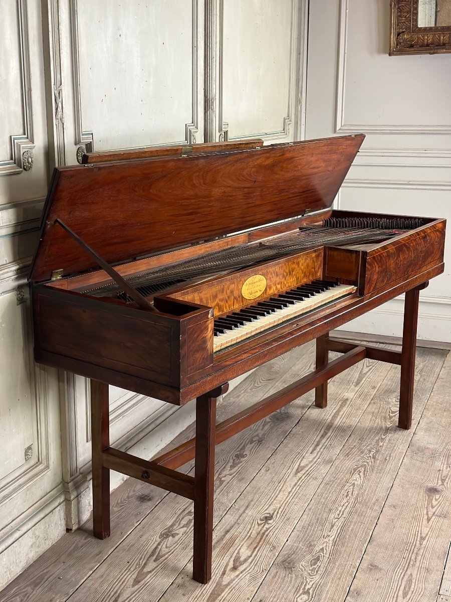 Piano Table En Acajou, J Jenkinson à Londres, Avant 1780-photo-4