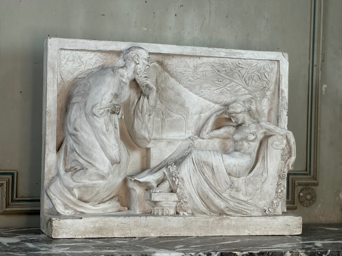 Sculpture En Plâtre, Vers 1900