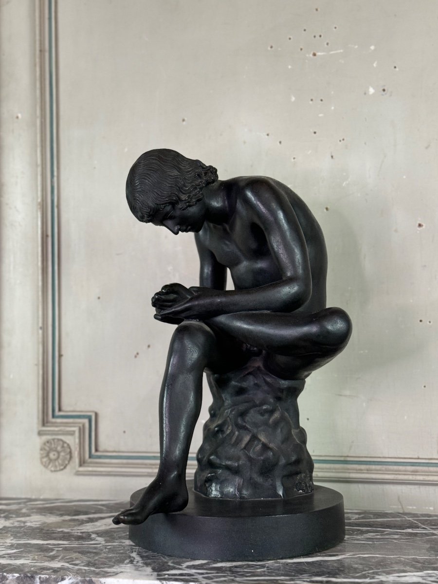 Le Tireur D’épine, Grand Bronze D’après L’antique, Vers 1880 