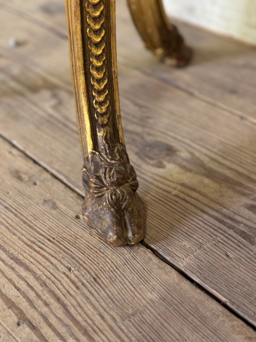 Louis XVI Style Jardiniere In Carved And Gilded Wood Circa 1900 -photo-6