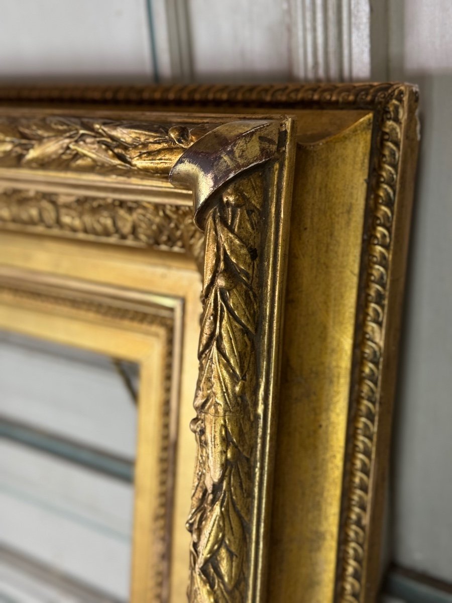 Louis XVI Style Gilded Frame Circa 1900, 135x115.5cm-photo-3