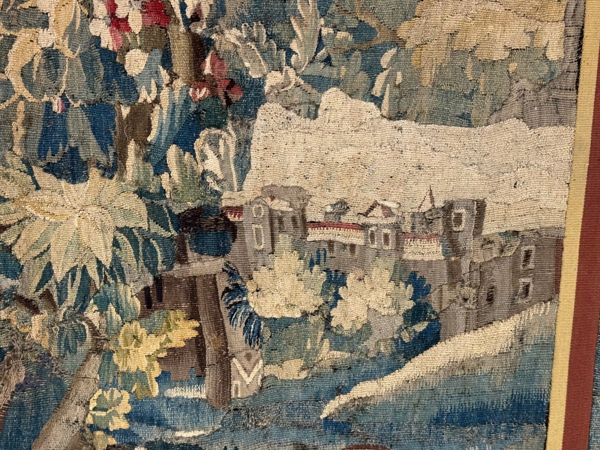 Flanders Tapestry Depicting A Landscape, 18th Century -photo-4