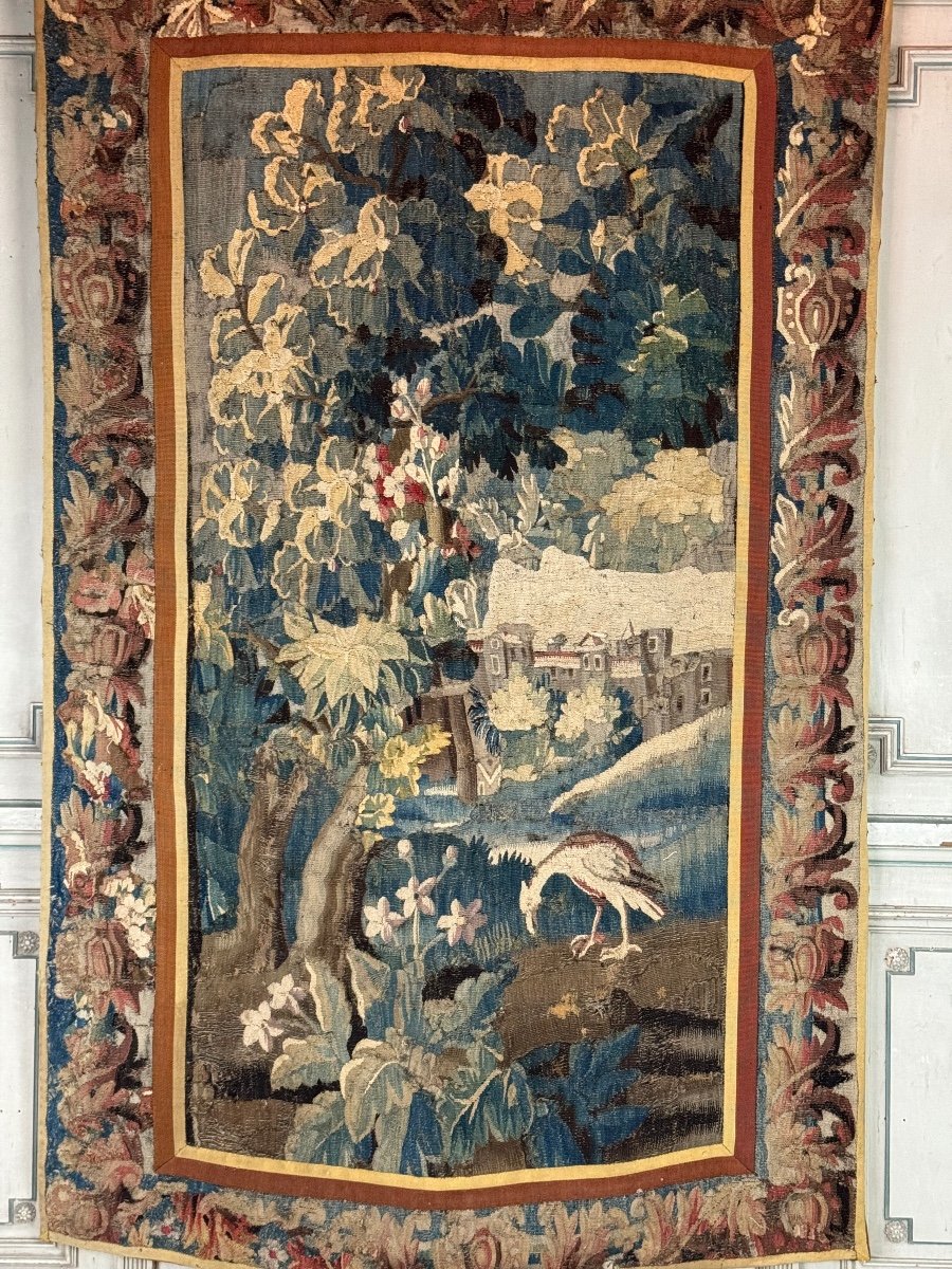 Flanders Tapestry Depicting A Landscape, 18th Century -photo-1