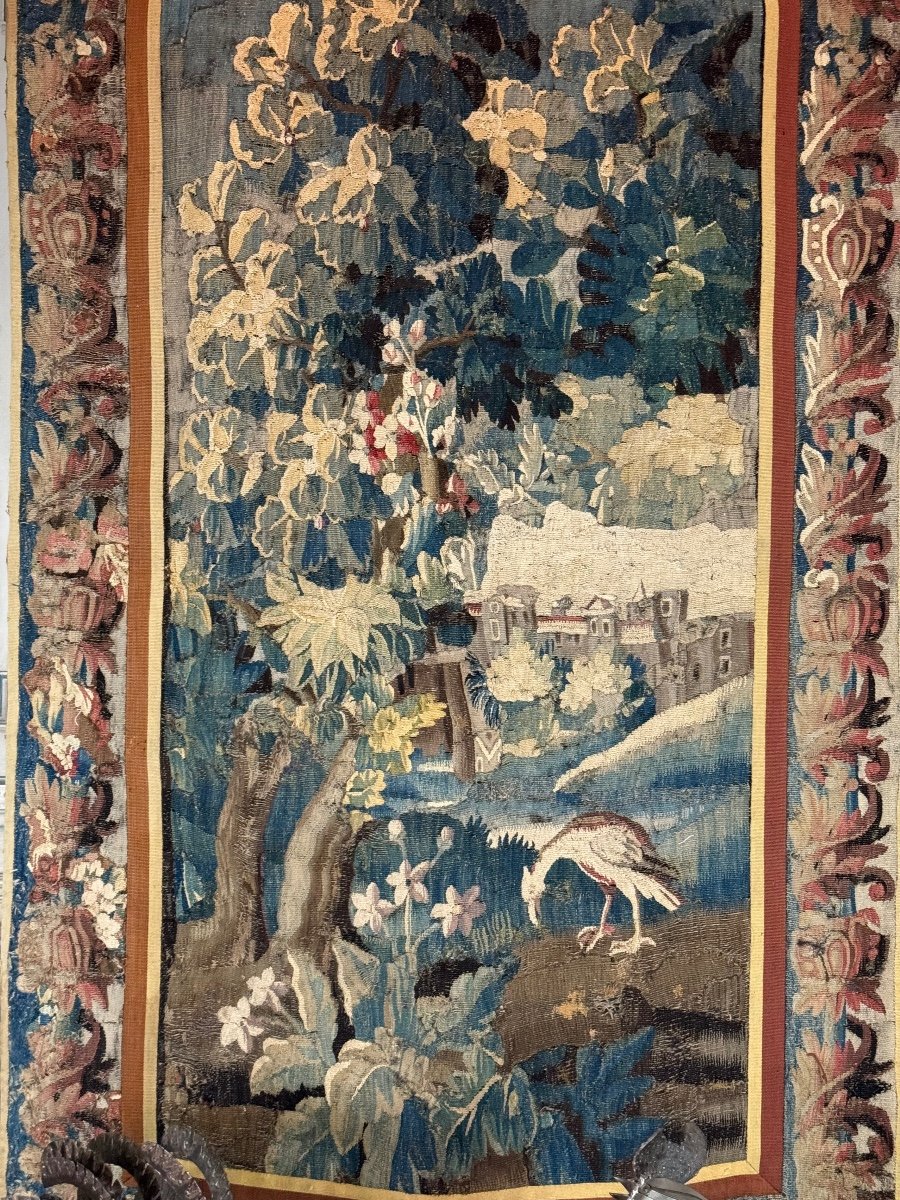 Flanders Tapestry Depicting A Landscape, 18th Century -photo-7