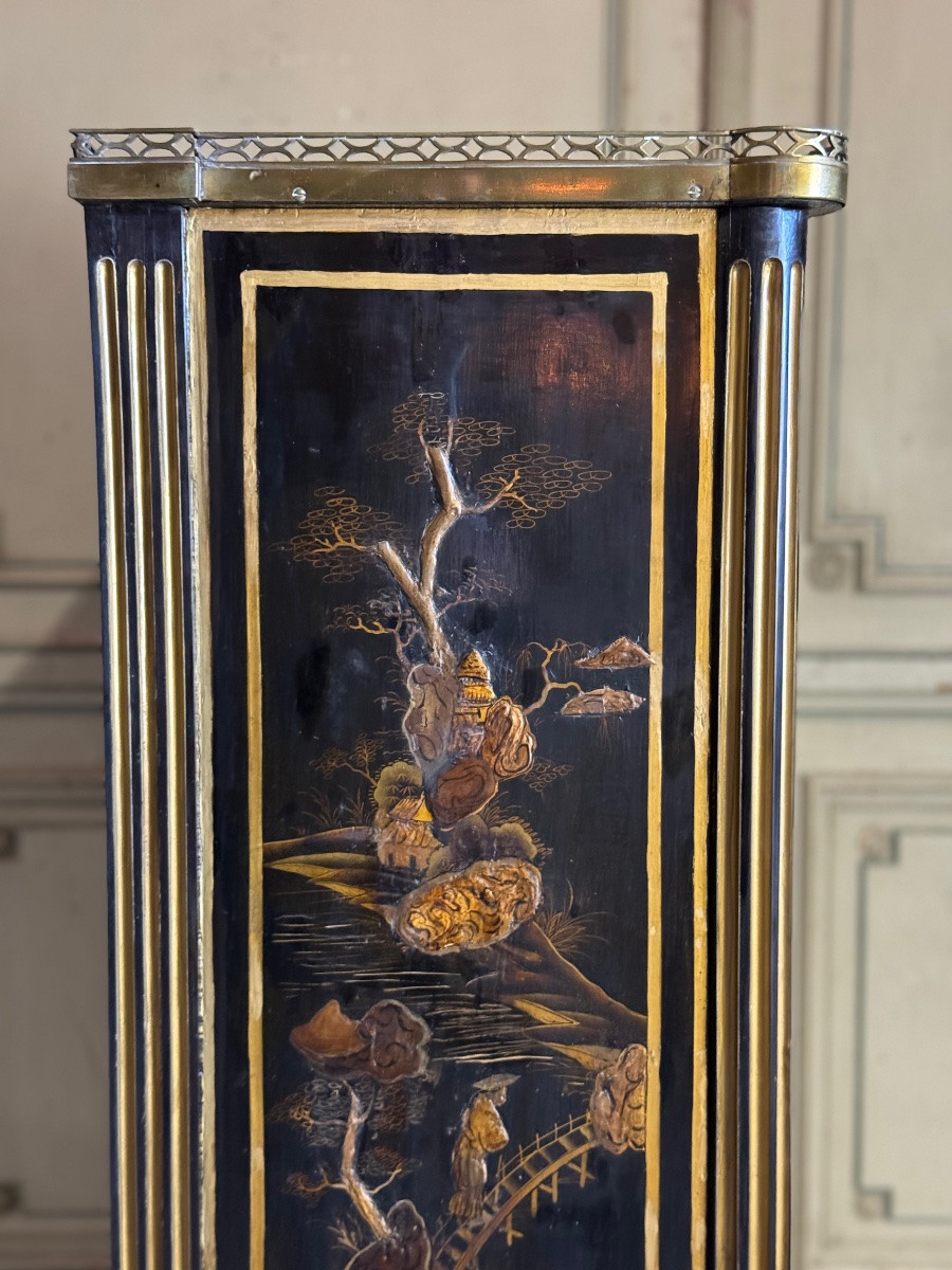 Louis XVI Lacquered Secretary, Late 18th Century-photo-8