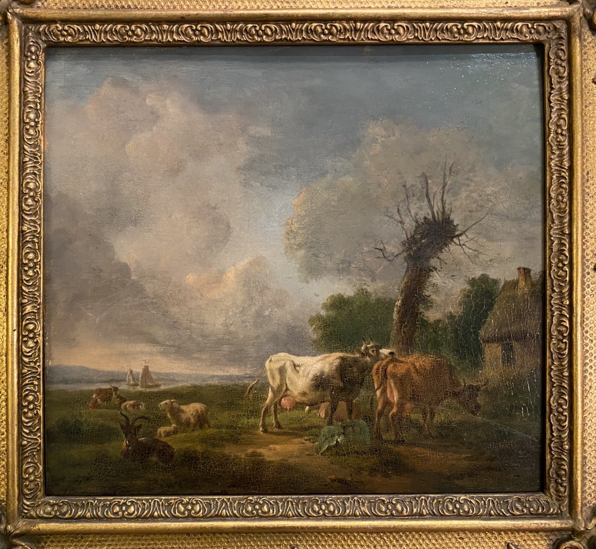 Pair Of Oil On Panel Rural Scenes Balthazar Paul Ommeganck-photo-4