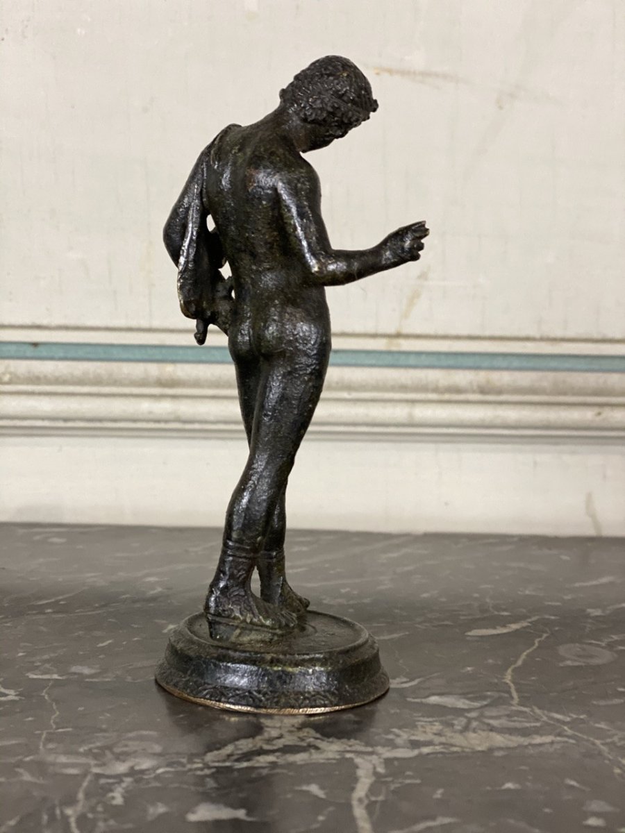 Narcisse, Bronze D’après L’antique  -photo-2