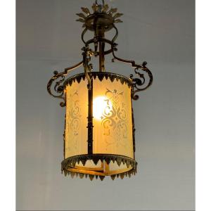 Napoleon III Style Bronze Lantern Circa 1900 