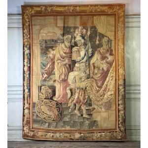 Flanders Tapestry, Audenaerde, Wool And Silk, 18th Century