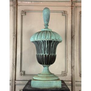 Copper Decorative Urn, Circa 1880