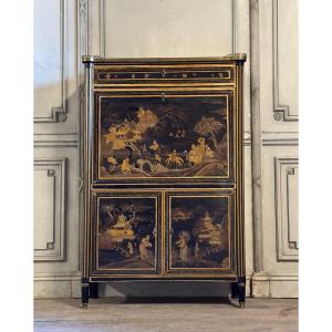 Louis XVI Lacquered Secretary, Late 18th Century