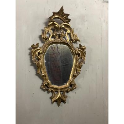 Mirror In Golden Wood, Italy Early Twentieth Century