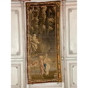 Wool And Silk Tapestry, 18th Century, Aubusson 