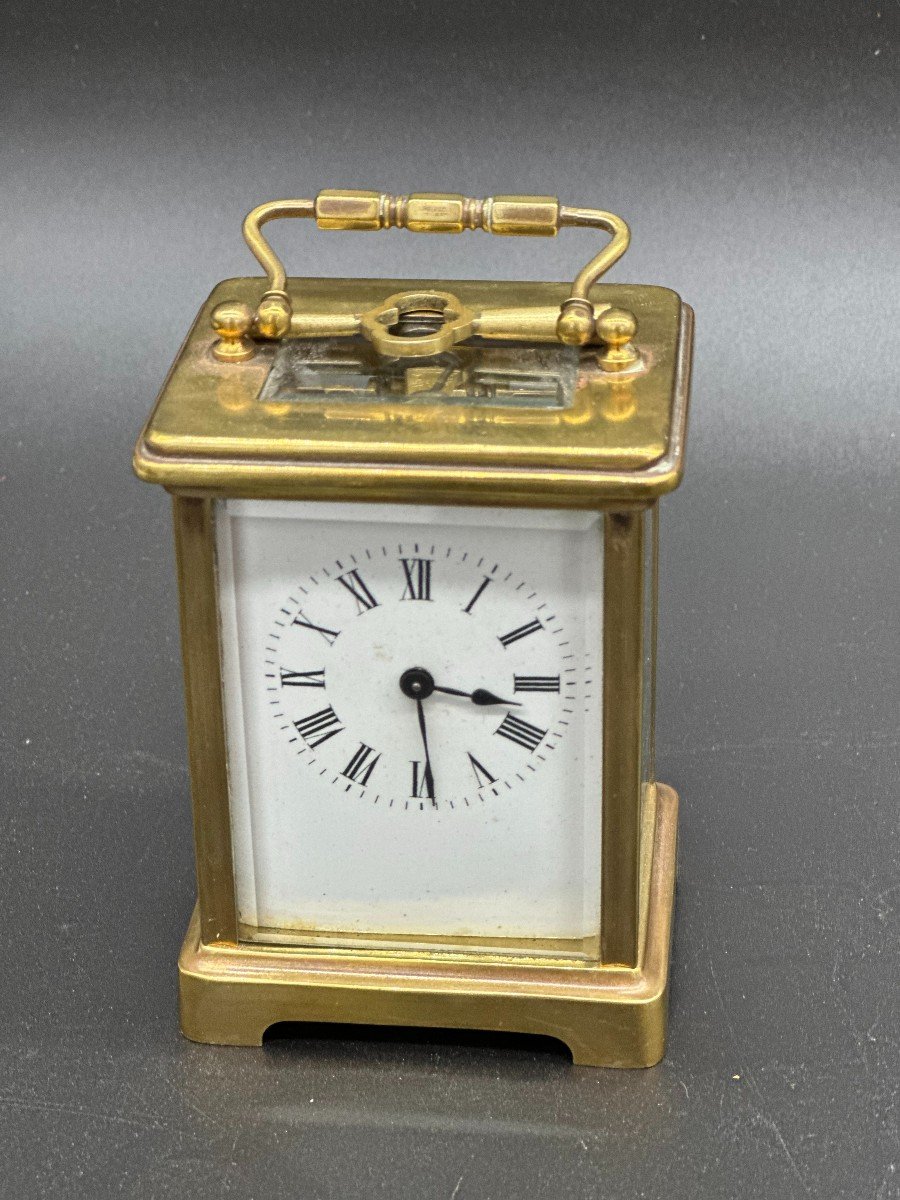19th Century Travel Officer's Brass Pendulum-photo-2