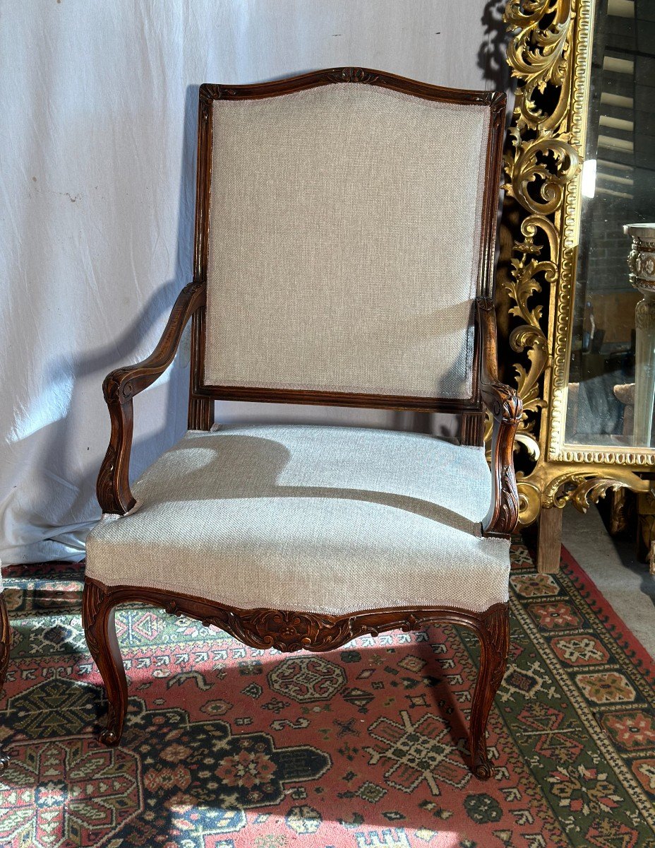 Pair Of Regency Armchairs-photo-5