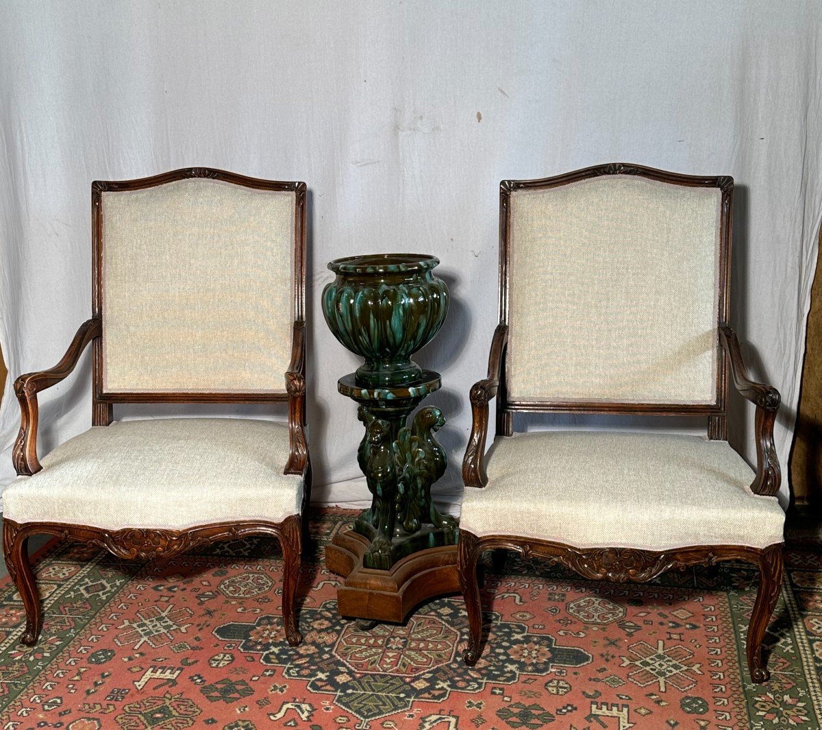 Pair Of Regency Armchairs