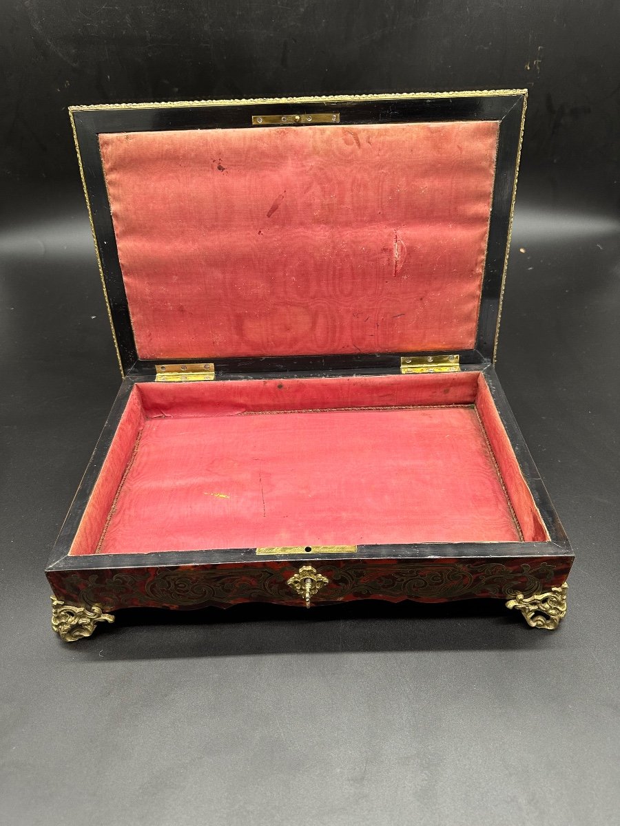 Boulle Marquetry Box By Charles Guillaume Diehl-photo-5