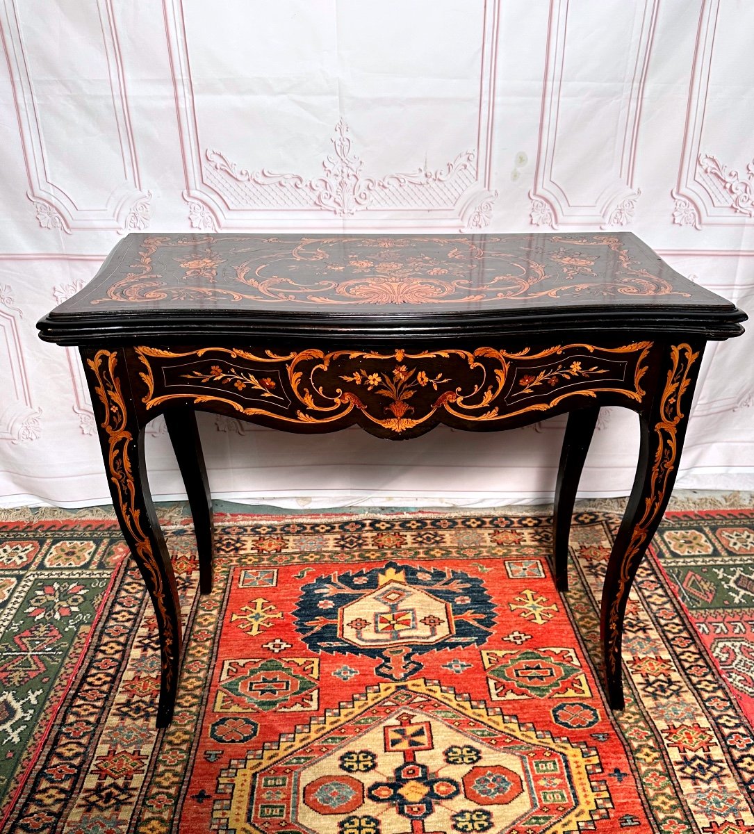 Table Console En Marqueterie selon pierre gole   -photo-4