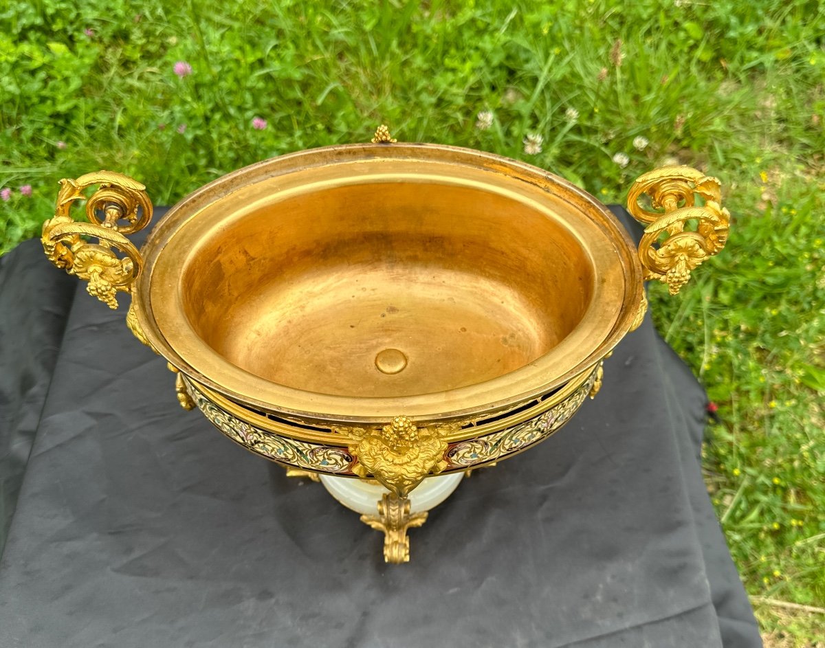 Very Pretty Cloisonné Cup 19th Century -photo-2